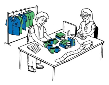 Thrift Store software used to presort and barcode merchandise