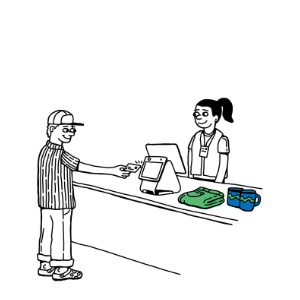 point of sale Illustration of Brijjworks POS